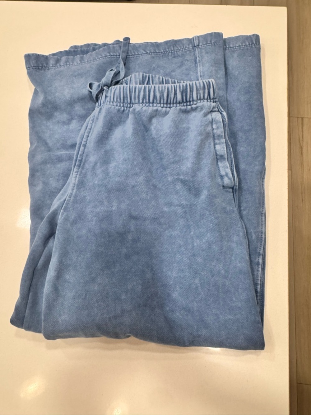 American Eagle Outfitters Light Blue Wide Leg Jumpsuit Pants